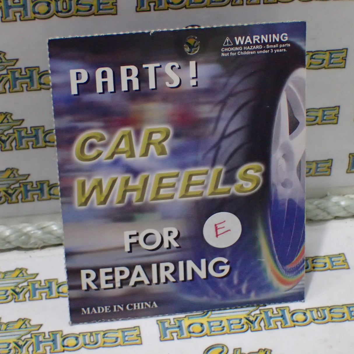 Car Wheels 2002 -E - 1/24 to 1/18 Scale Wheel & Tire Set