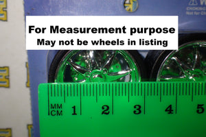 Car Wheels 2002 -C - 1/24 to 1/18 Scale Wheel & Tire Set