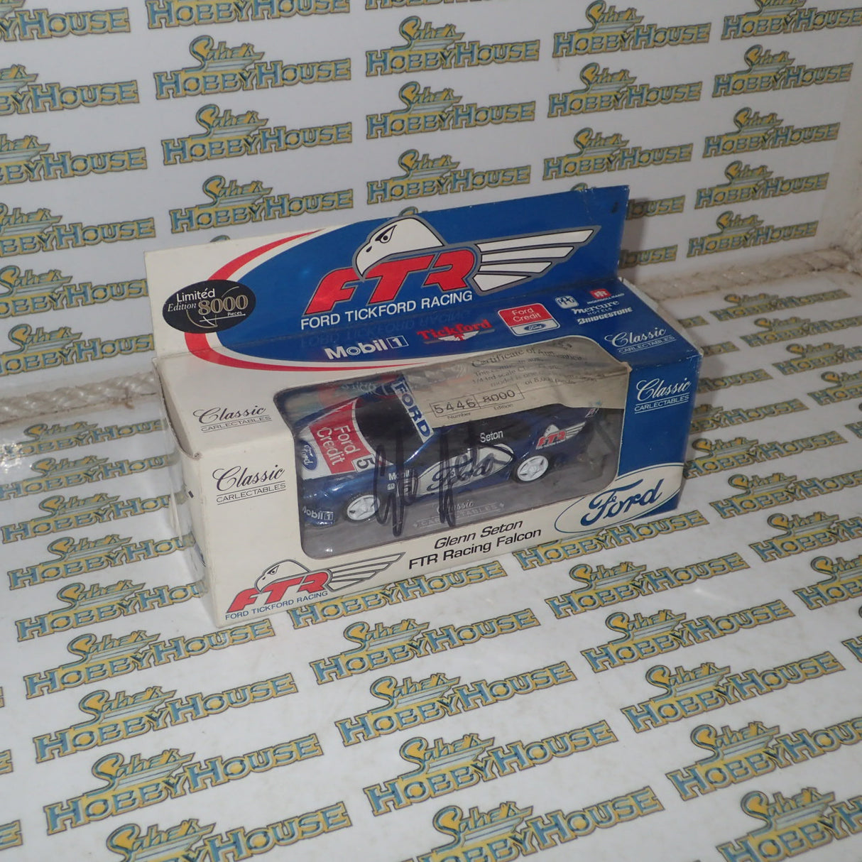 Classic Carlectables 2005-1 - 1/43 Scale Glenn Seton FTR Racing AU Falcon 1/8000 ltd ed