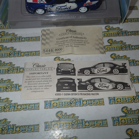 Classic Carlectables 2005-1 - 1/43 Scale Glenn Seton FTR Racing AU Falcon 1/8000 ltd ed