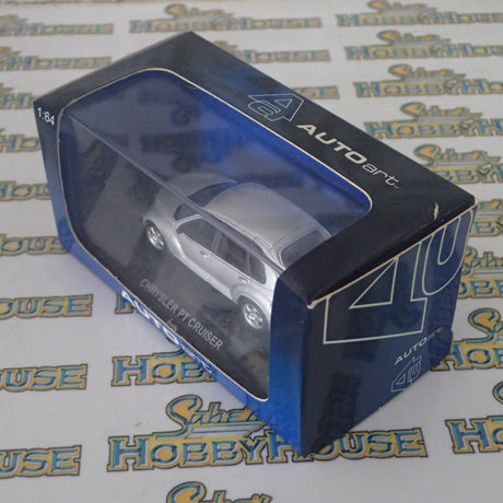 AutoArt 20061 - 1/64 Scale 2001 Chrysler PT Cruiser in Silver Diecast Model Replica