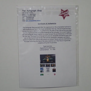 The Autograph Shop 2006TAWP - First win by Aussie in Indy Will Power