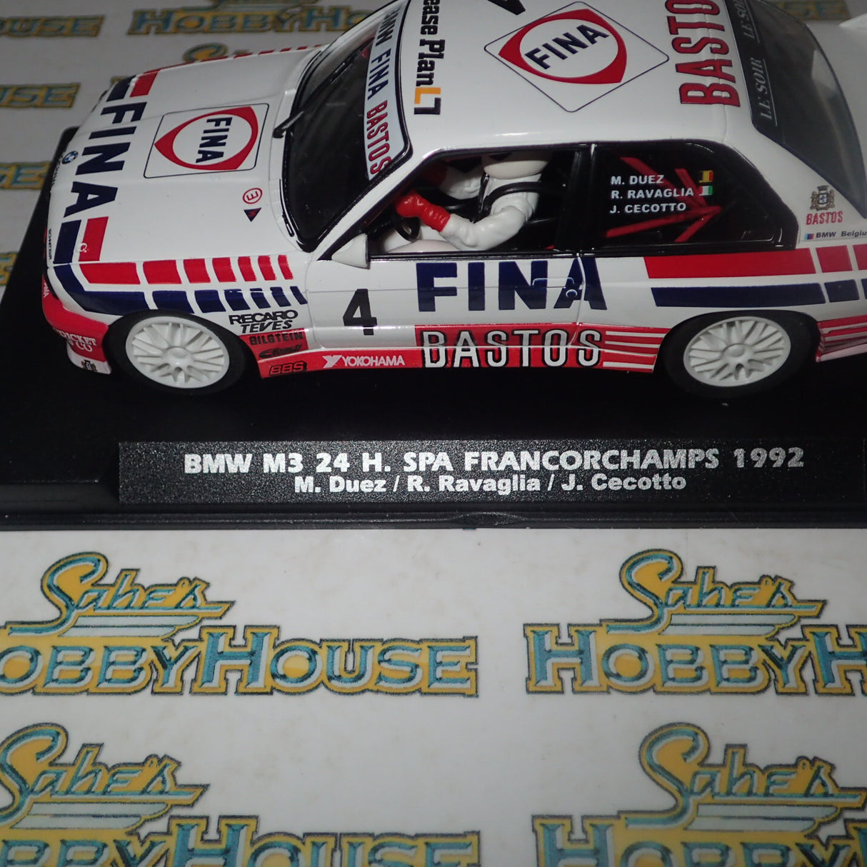 FLY A2024 - 1/32 BMW M3 E30 No.4 24h Spa-Francorchamps 1992 slot car