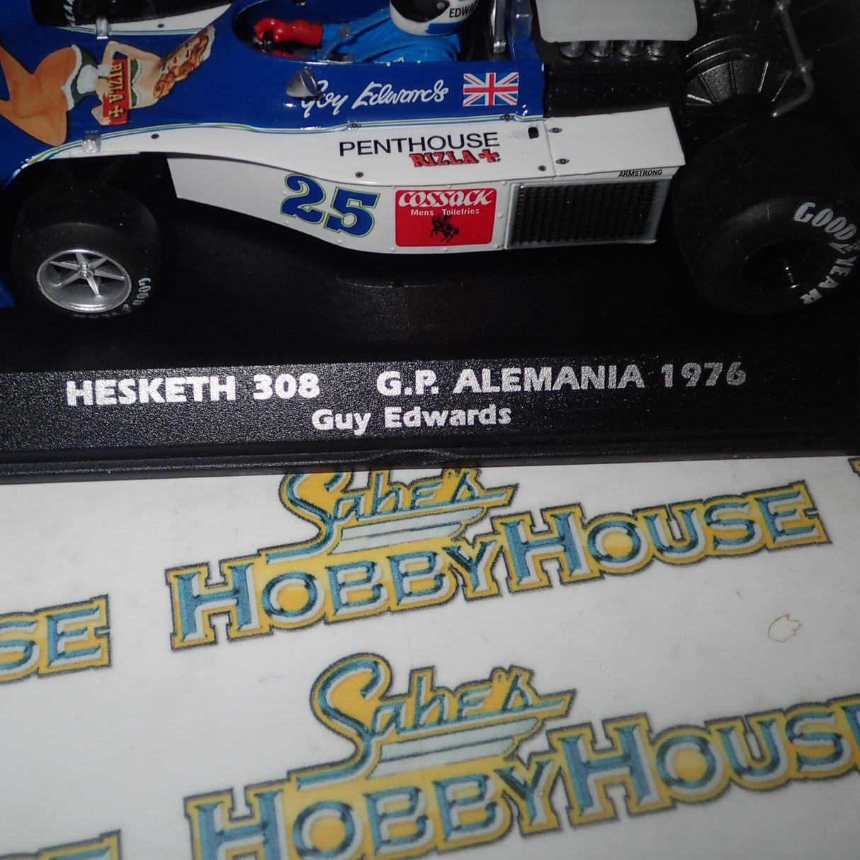 Fly FA-2031 - 1/32 Scale Hesketh Ford 308 #25 Penthouse Gp Germany 1976 Guy Edwards