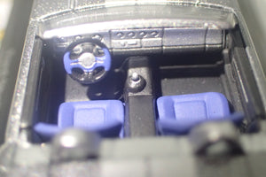 AutoArt 20541 - 1/64 Scale 2004 Ford Shelby Cobra Concept Car in Tungsten Silver w/Grey Diecast Model Replica