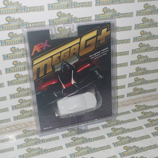 AFX 21025 - 1/64 Scale Mega-G+ Series Ford Fusion Stocker White Paintable Slot Car