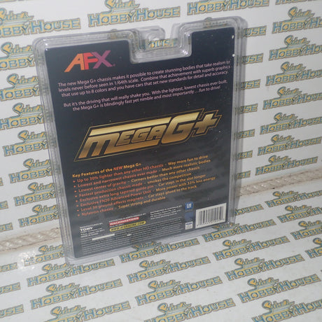 AFX 21025 - 1/64 Scale Mega-G+ Series Ford Fusion Stocker White Paintable Slot Car