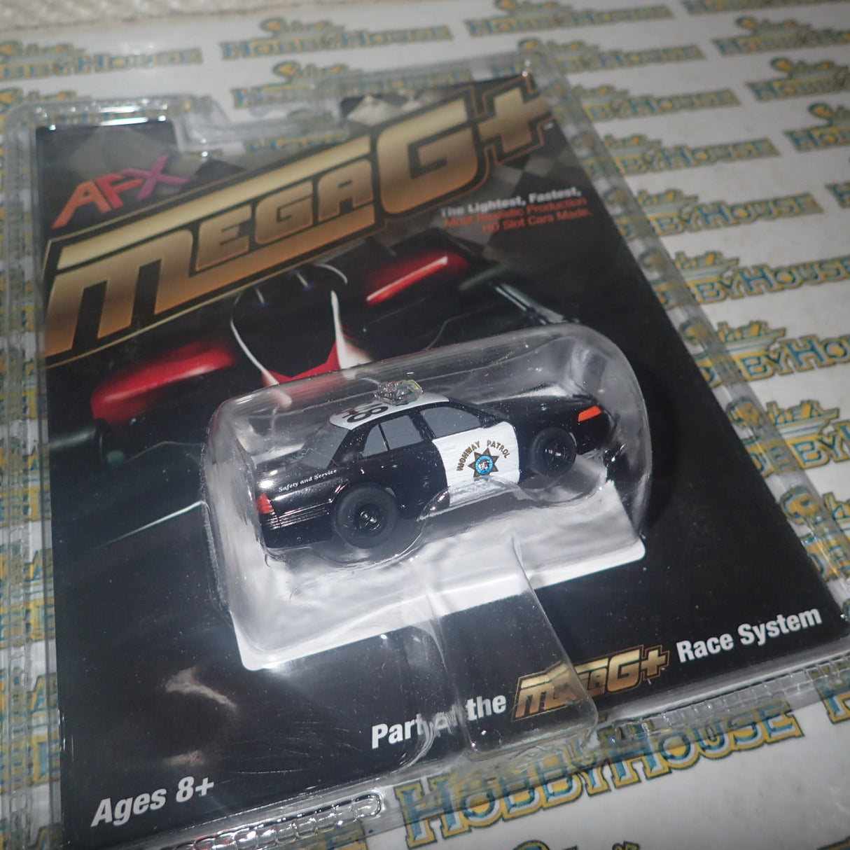 AFX 21034 - 1/64 Scale Mega-G+ Series Highway Patrol #848 Slot Car