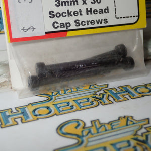 Dubro 2127 - 3mm x 30 Socket Head Cap Screws