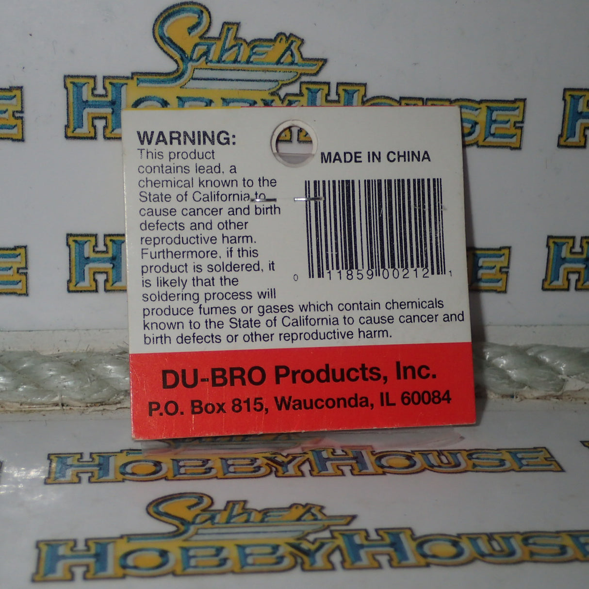 Dubro 212 - Large Threaded Coupler #212