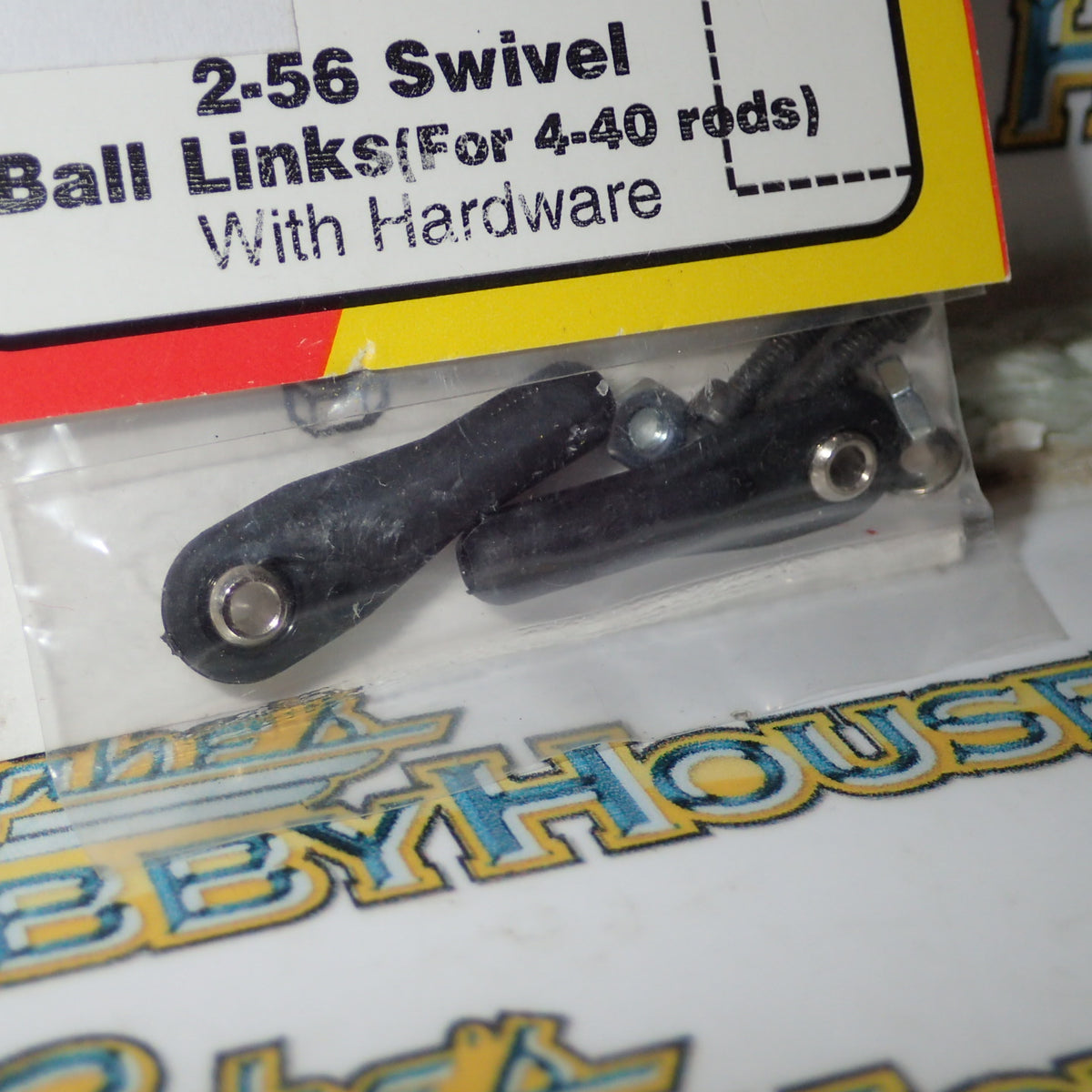Dubro 2139 - 2-56 Swivel Ball Links (For 4-40 rods) With Hardware