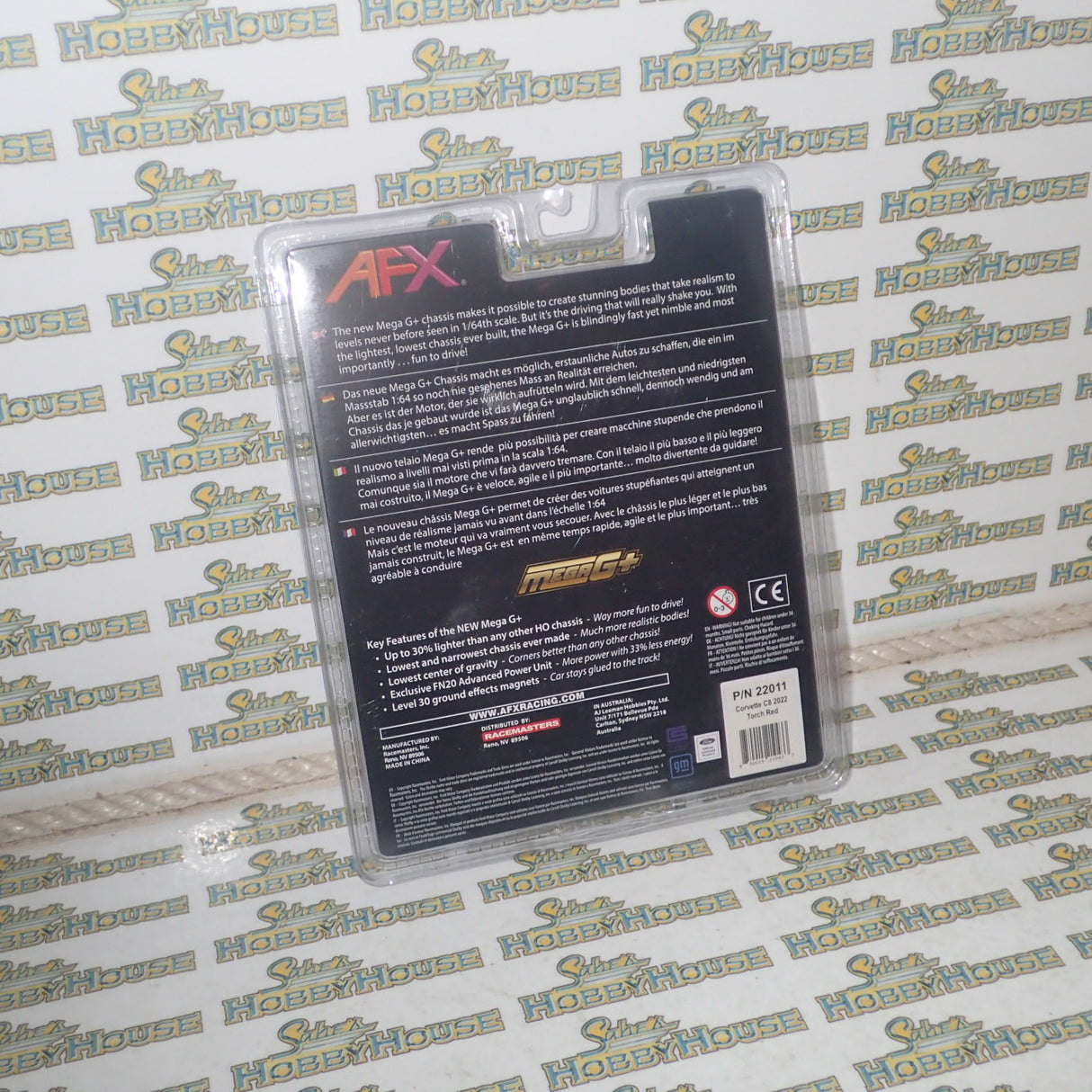 AFX 22011 – 1/64 Scale CORVETTE C8 TORCH RED