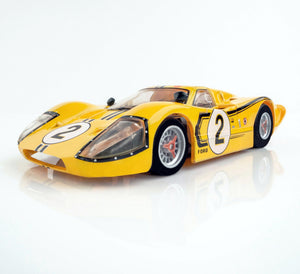 AFX 22014 - 1/64 Scale FORD GT40 MKIV #2 LEMANS 1967 – YELLOW