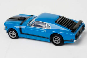 AFX – 1/64 Scale – 22026 Mustang CLEAR – Boss 302 – Blue