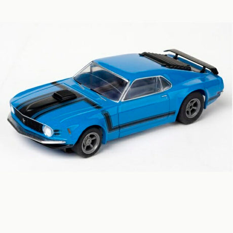 AFX – 1/64 Scale – 22026 Mustang CLEAR – Boss 302 – Blue