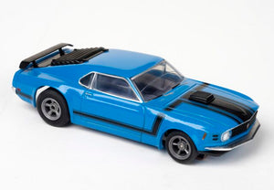 AFX – 1/64 Scale – 22026 Mustang CLEAR – Boss 302 – Blue