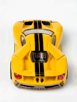 AFX – 1/64 Scale – 22029 Ford GT – Triple Yellow slot car
