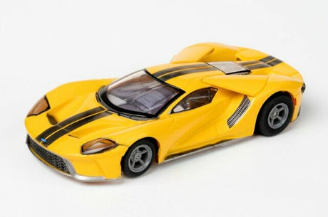 AFX – 1/64 Scale – 22029 Ford GT – Triple Yellow slot car