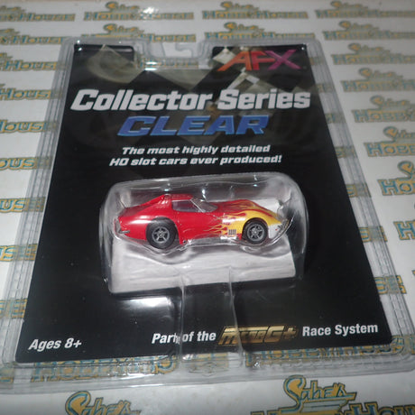 AFX 22055 - 1/64 Scale CORVETTE 1970 RED/YEL WILDFIRE