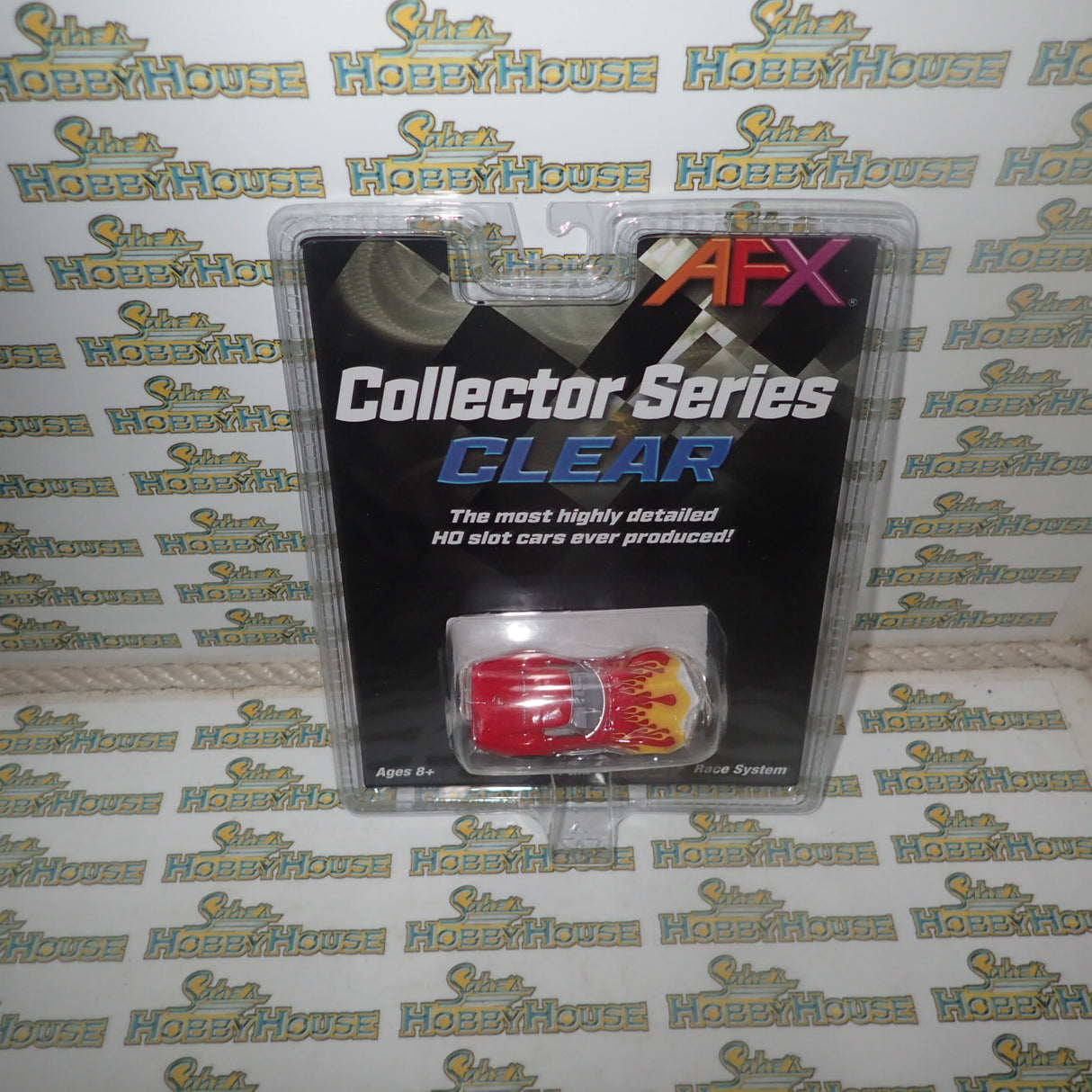 AFX 22055 - 1/64 Scale CORVETTE 1970 RED/YEL WILDFIRE