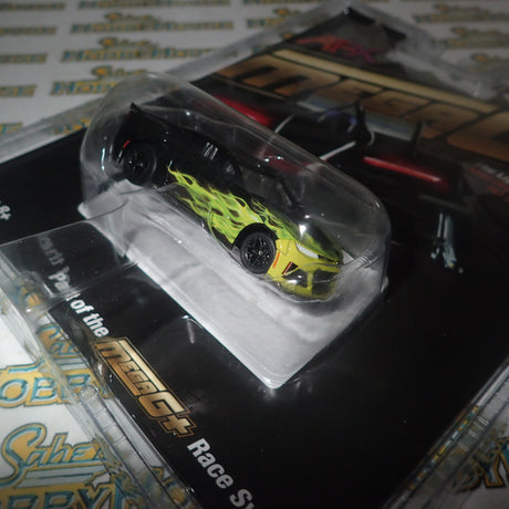 AFX 22060 – 1/64 Scale CAMARO 2021 WILDFIRE BLK/LIM