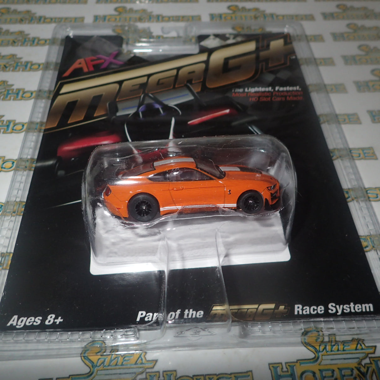 AFX 22069 – 1/64 Scale 2021 SHELBY MUSTANG GT500 TWISTER ORANGE