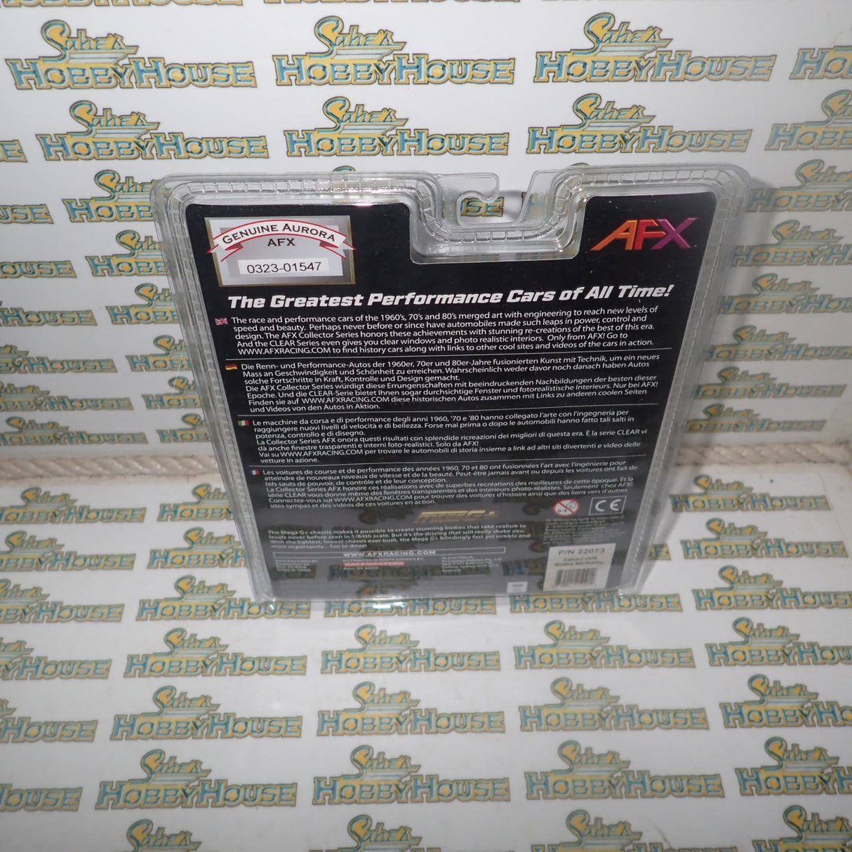 AFX 22073 – 1/64 Scale CAMARO 1970 WILD FIRE BLK/YEL/ORG