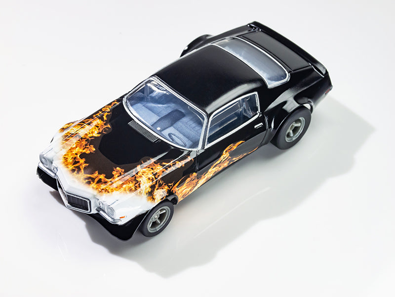 AFX 22073 – 1/64 Scale CAMARO 1970 WILD FIRE BLK/YEL/ORG