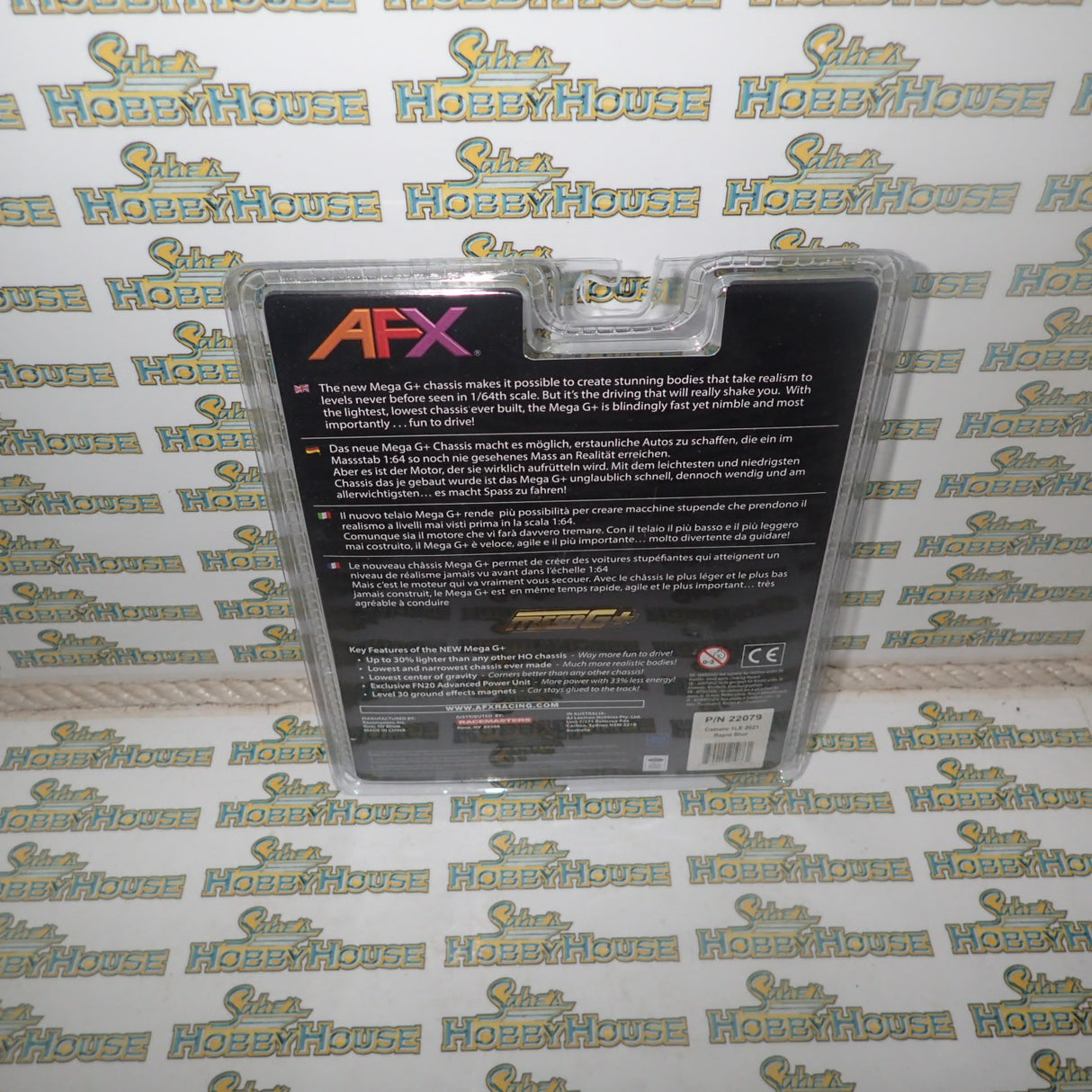 AFX 22079 – 1/64 Scale 2021 ZL1 CAMARO 1LE RAPID BLUE