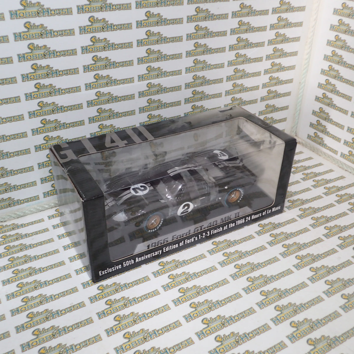 Shelby Collectibles 223168 - Set of 3 1/18 Scale Exclusive 50th Anniversary Edition of Ford's 1-2-3 Finish at the 1966 24 Hours of Le Mans.