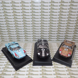 Shelby Collectibles 223168 - Set of 3 1/18 Scale Exclusive 50th Anniversary Edition of Ford's 1-2-3 Finish at the 1966 24 Hours of Le Mans.