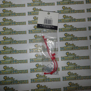 DUBRO 2248 Racing - Body-Klip Retainer (Red) with Body Klips