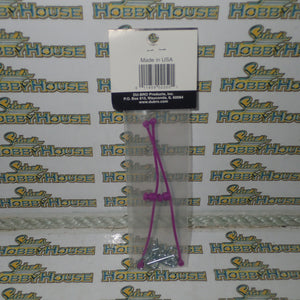 DUBRO 2250 Racing - Body-Klip Retainer (Purple) with Body Klips