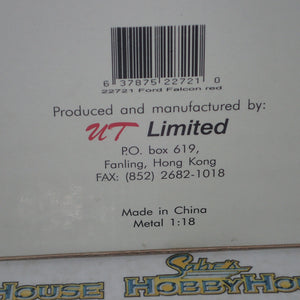 Biante 22721 - 1:18 FORD XY FALCON GTHO TRACK RED Die-Cast Replica