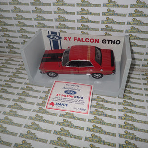Biante 22721 - 1:18 FORD XY FALCON GTHO TRACK RED Die-Cast Replica