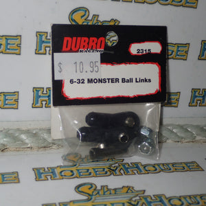 Dubro 2315 - 6-32 Monster Ball Links
