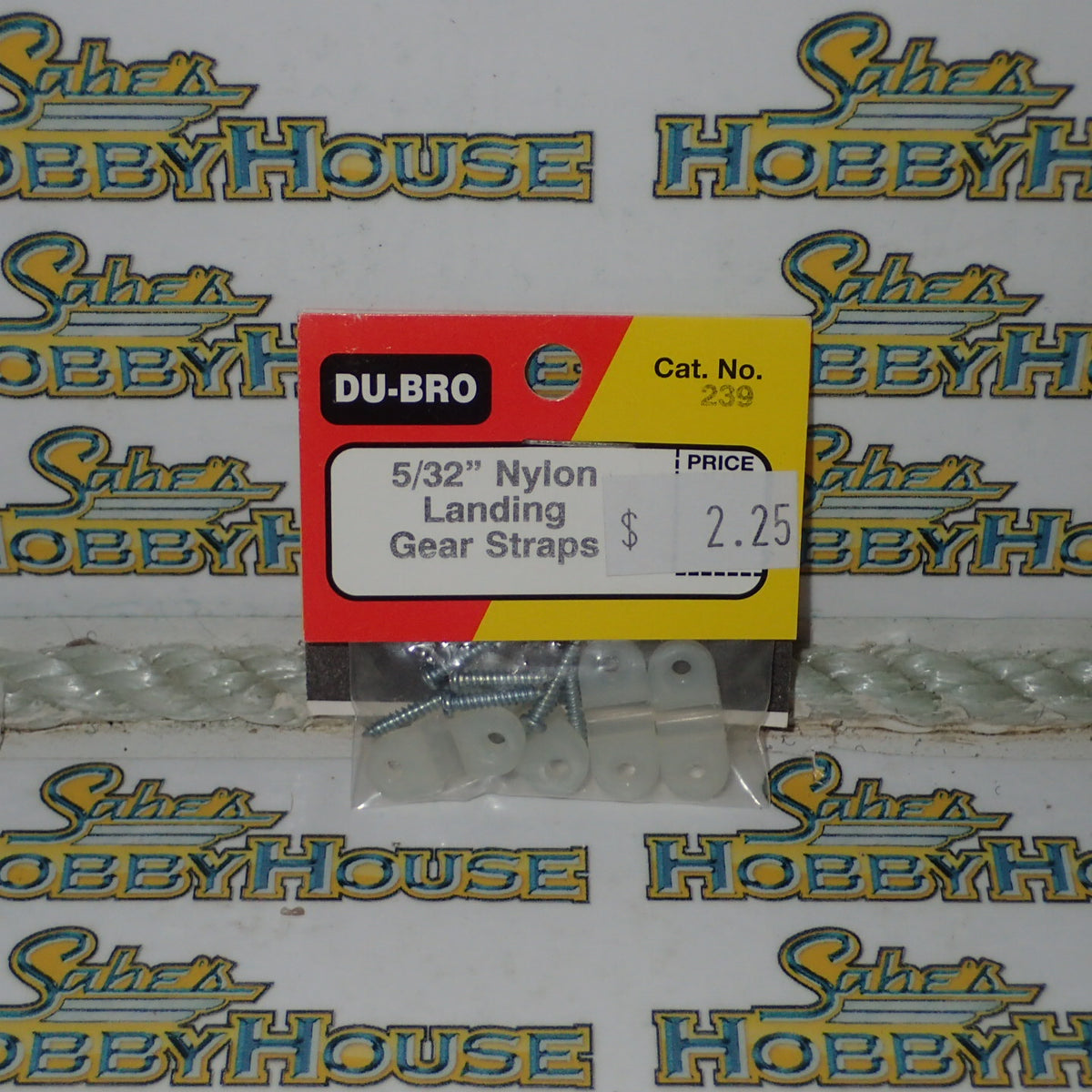 Dubro 239 - 5/32" Nylon Landing Gear Straps