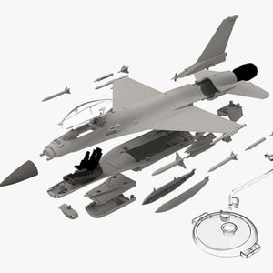Academy - 1/72 scale - 12541 USAF F-16C "Multirole Fighter" MCP