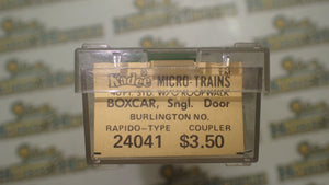 Micro-Trains 24041 - N Scale 40' STD SNGL DOOR BOXCAR BURLINGTON NORTHERN