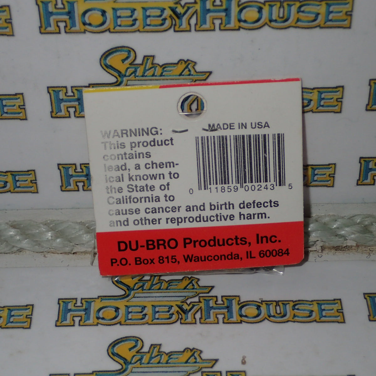 Dubro 243 - 7/32" Plated Brass Dura-Collars