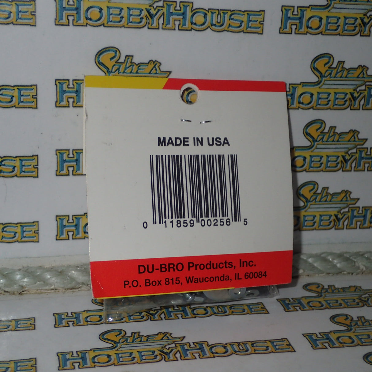 Dubro 256 - Nylon Wing Mounting Kit Heavy Duty 1/4 20x2 #256