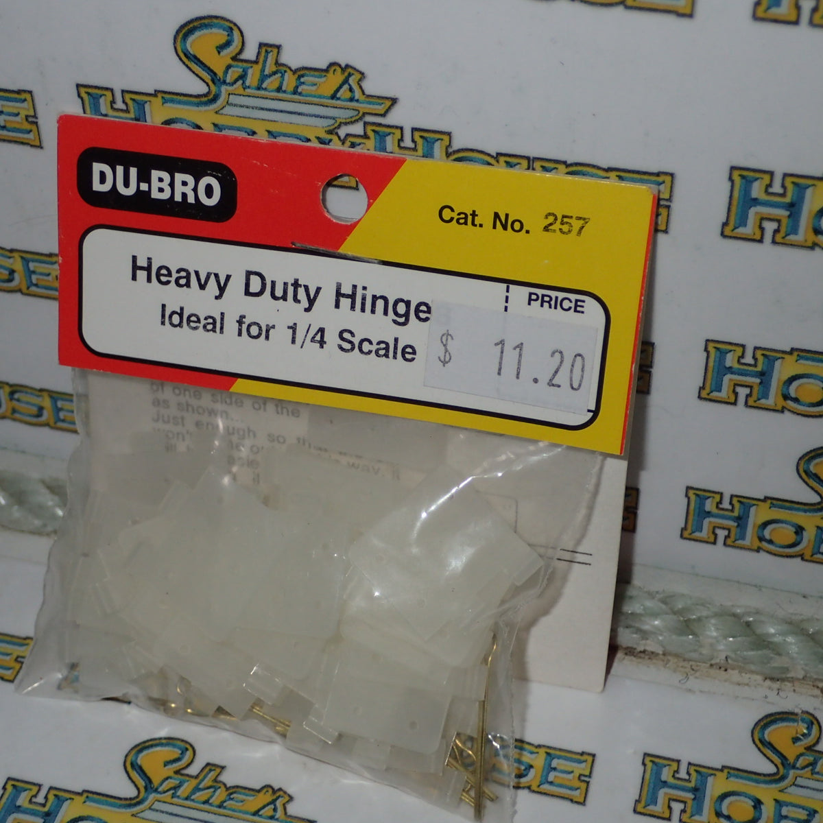 Dubro 257 - Heavy Duty Hinges (Ideal for 1/4 Scale)