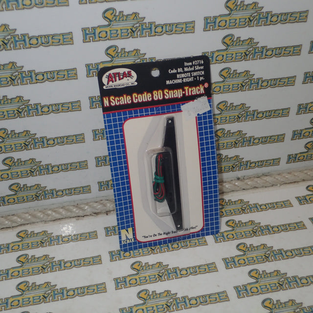 Atlas #2716 - N Scale Code 80 Snap Track - Remote Switch Machine - Right