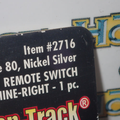 Atlas #2716 - N Scale Code 80 Snap Track - Remote Switch Machine - Right