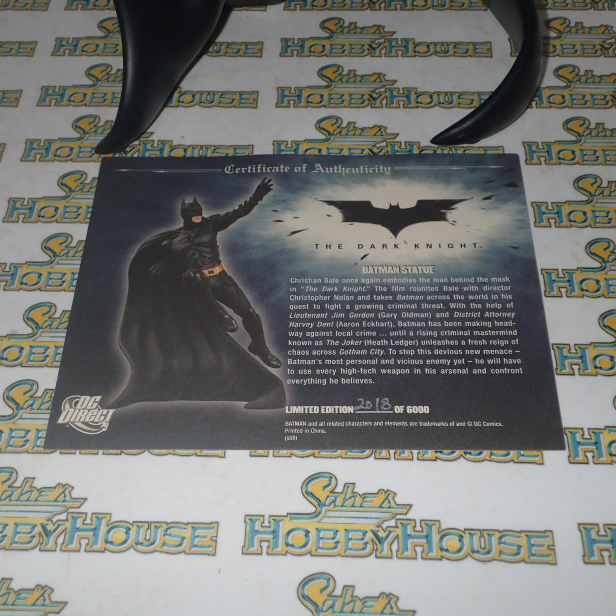 DC Direct 27177 - THE DARK KNIGHT BATMAN LIMITED EDITION HAND-PAINTED, COLD-CAST STATUE