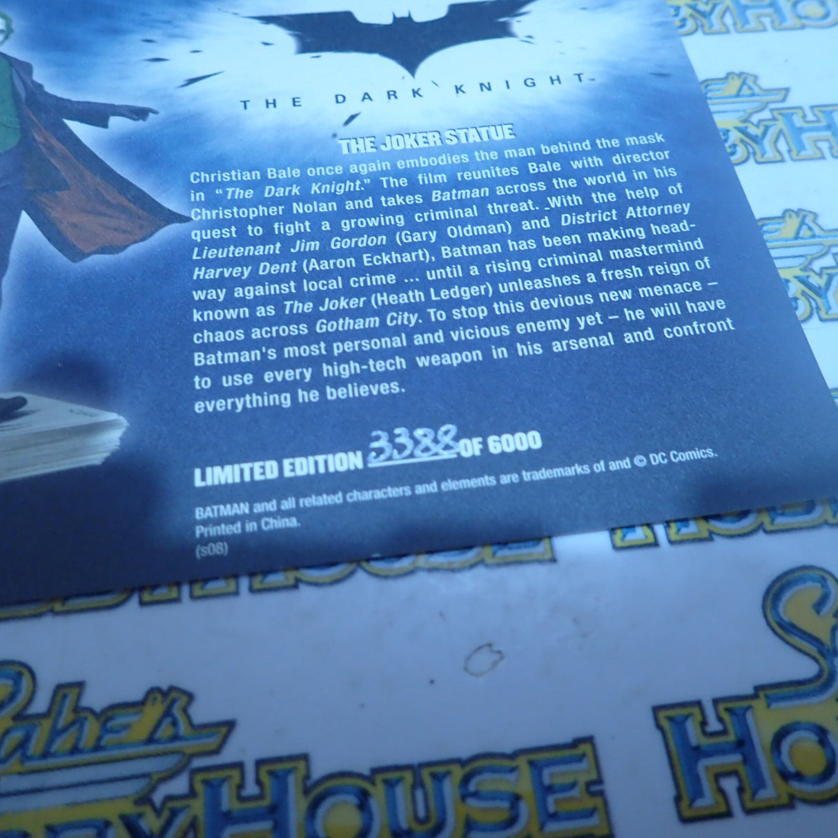 DC Direct 27178 - THE DARK KNIGHT The JOKER Statue by Kolby Jukes