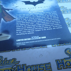 DC Direct 27178 - THE DARK KNIGHT The JOKER Statue by Kolby Jukes