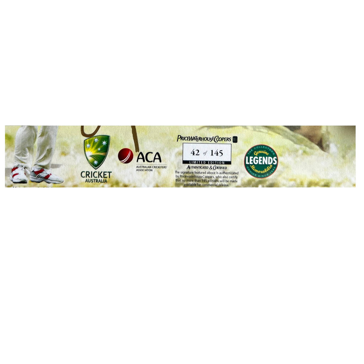 LEGENDS MEMORABILIA MEMO9 Shane K. Warne Recollections of Warne 145 Test Match Recollections 1992 - 2007 X Shop Display