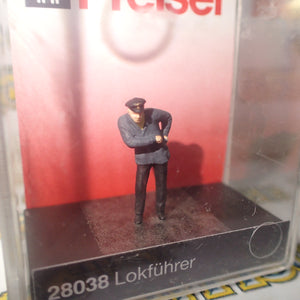 Preiser - 1/87 HO/00 Scale - Lokführer (Train Driver) Figure