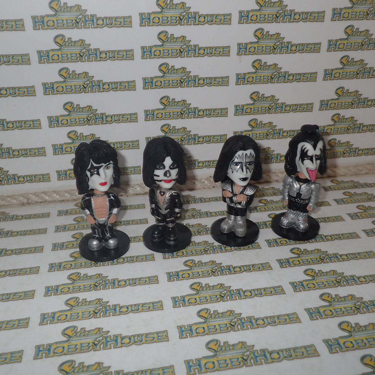 Funko 2857 - Kiss: Mini Wacky Wobbler Set, 4 Pack